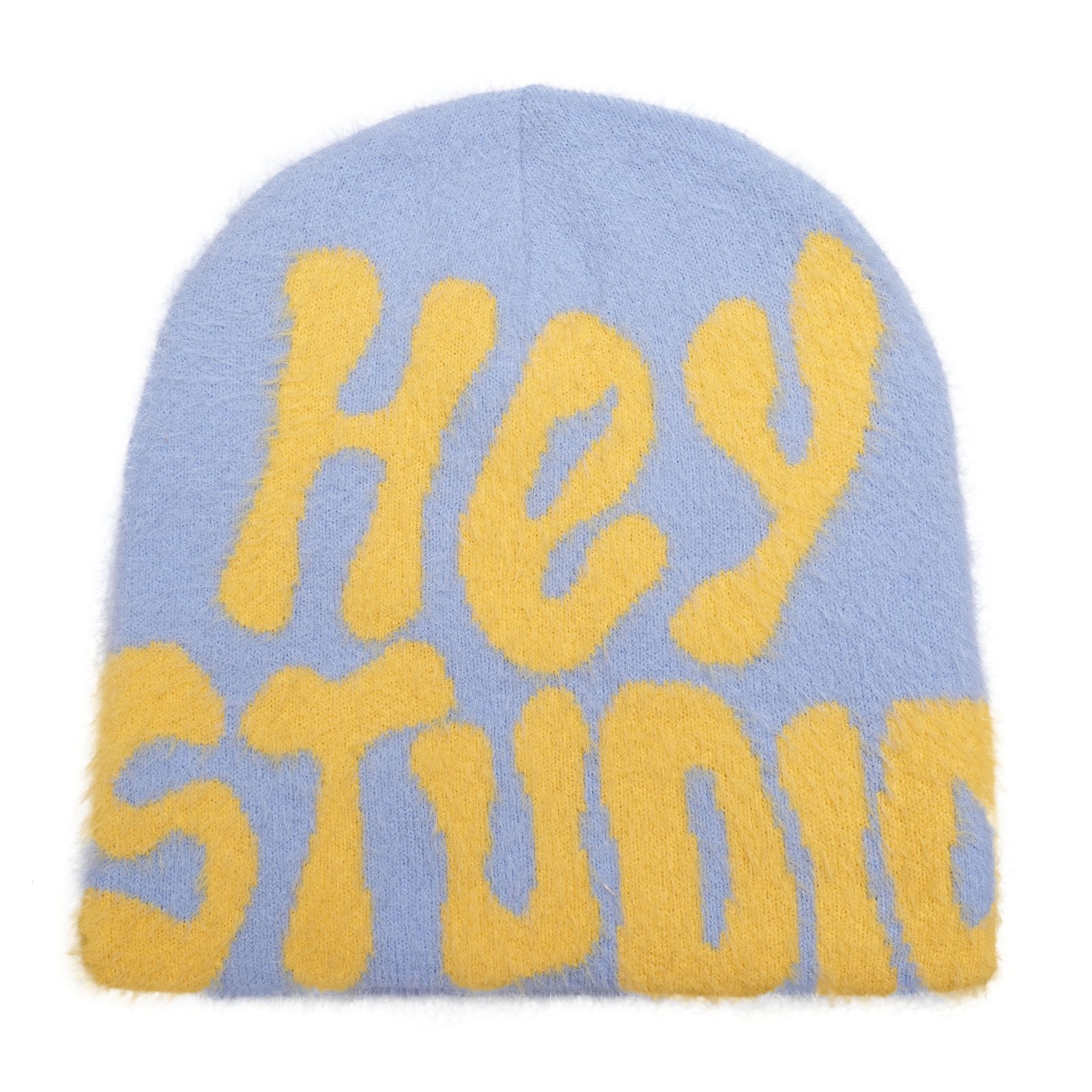 Jacquard Logo & Seahorse hair Beanie Hats --003 - Image 2