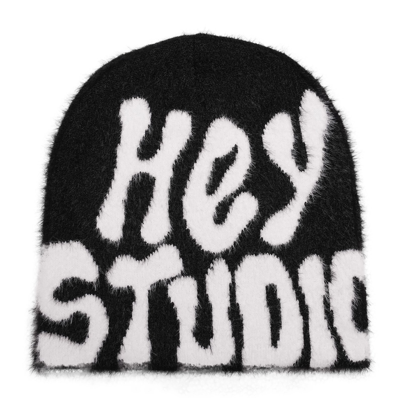 Jacquard Logo & Seahorse hair Beanie Hats --003 - Image 4