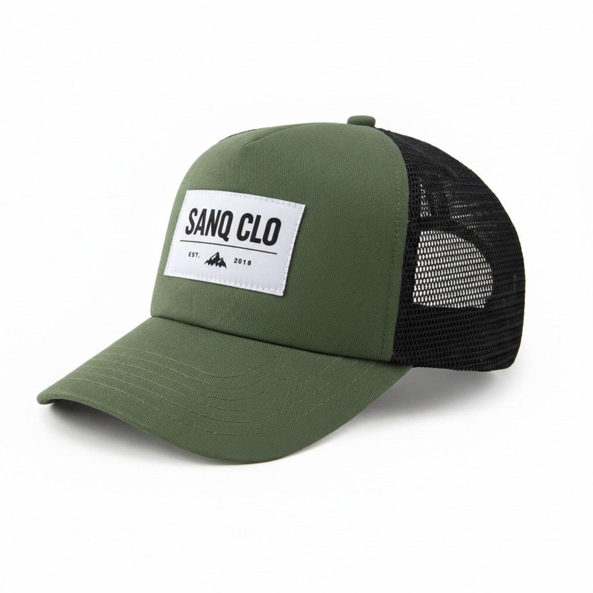 Woven Label & 100% Polyester and nylon mesh & 5 Panel Trucker Hats - Image 3